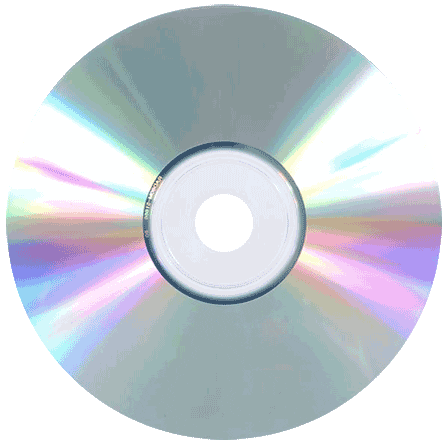 GIF of a CD spinning